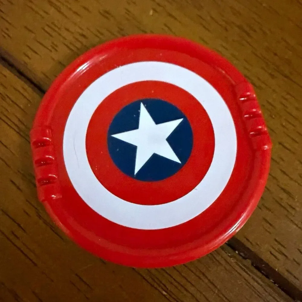Lego Duplo Marvel Captain America Red White Blue Plastic Shield